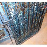 Single bar and ball iron gate H: 105 cm