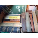 Box of mixed vintage books