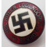German enamel Swastika badge D: 2 cm