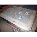 Collection fo vintage newspapers WWII an