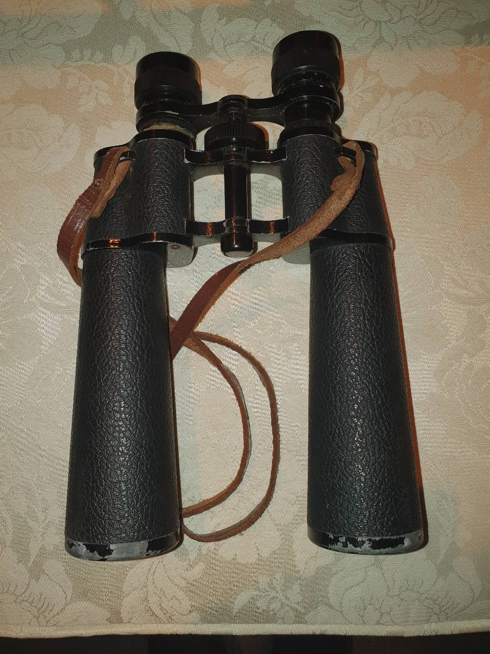 Leather cased pair of 21 x 47 Lieberman - Image 2 of 5