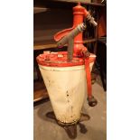 Vintage Shell oil hand pump dispenser