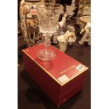 Boxed Wedgwood glass Royal Wedding 1981