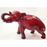 Royal Doulton Flambe elephant L: 17 cm