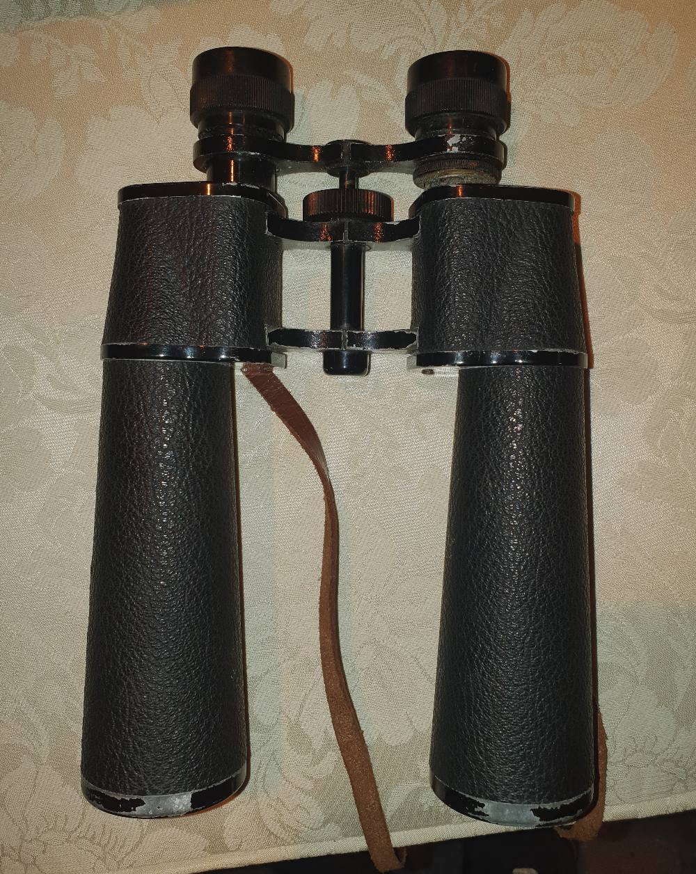 Leather cased pair of 21 x 47 Lieberman - Image 3 of 5