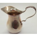 Hallmarked silver small jug assay Chester 1922 H: 7.