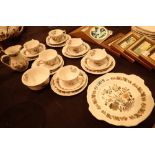 Adams 20 piece tea set in the Country Meadow pattern