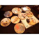 Collecton of unused Warner Bros cabinet display plates and others