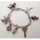 925 silver charm bracelet