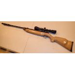 Weihrauch HW80K 22 air rifle with Hawke sight