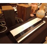 Bang and Olufsen music turner 2911 and speaker with a pair of V500 CONDITION REPORT: