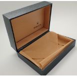Green Rolex wristwatch box CONDITION REPORT: No contents, box only.