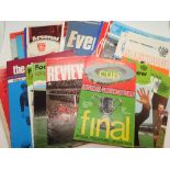 Collection of mixed football and rugby programmes c1970