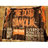 Original The Dogs D'Amour concert poster