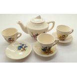 Nursery dolls tea set