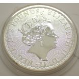 Two pound Britainnia fine silver 999 coin