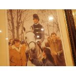 Framed and glazed limited edition 730 / 2500 Desert Orchid The Winning Team from original