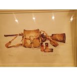 Susan Toinington limited edition 8/500 hunting theme print 30 x 45 cm