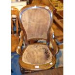 Cane rocking chair A/F