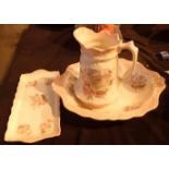 Foley wash set jug bowl and tray