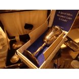 Collection of boxed silver plated cutlery