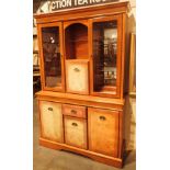Woodberry Bros and Haines wooden dresser display cabinet with internal lighting