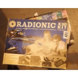 Fabulous fred electronic game and a Radionic X30 crystal radio kit