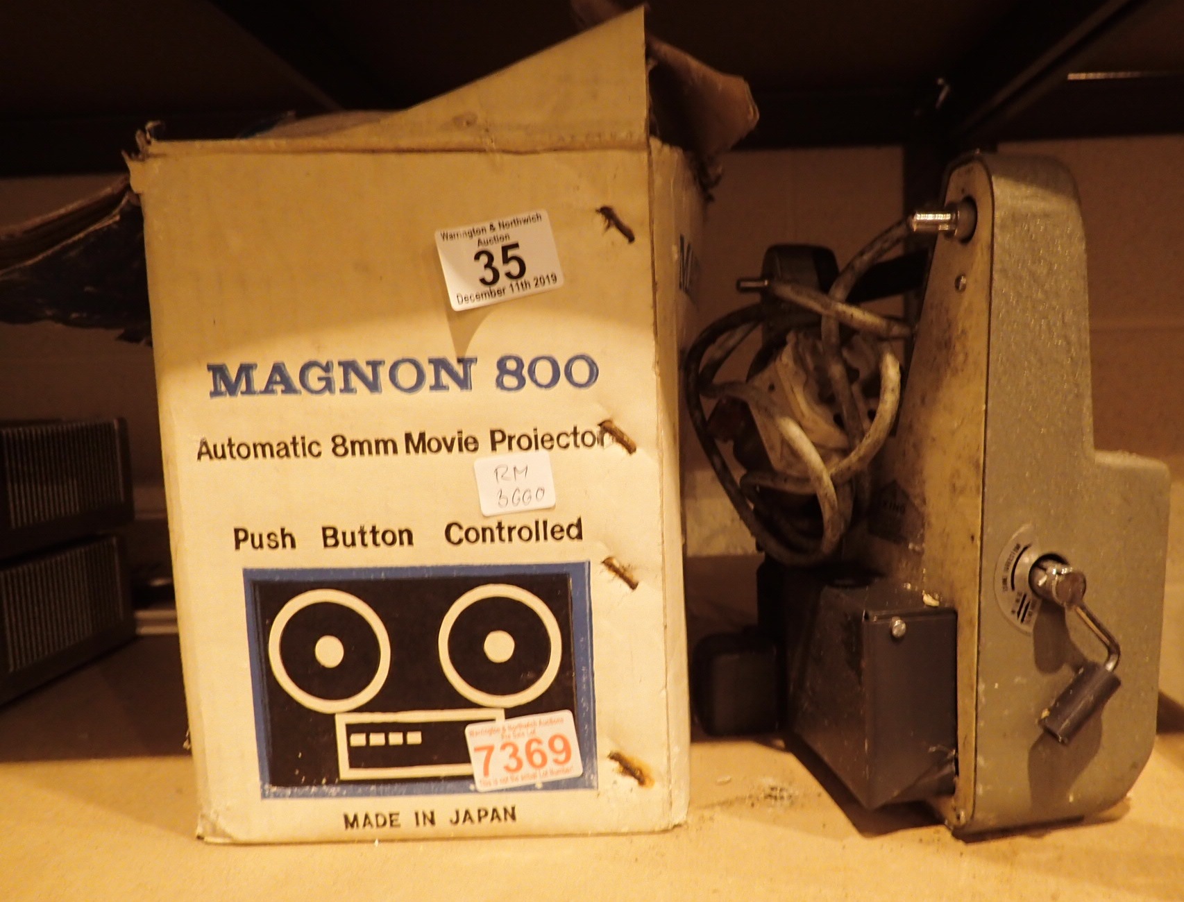 Magnon 8mm projector and king editor CONDITION REPORT: All electrical items in this