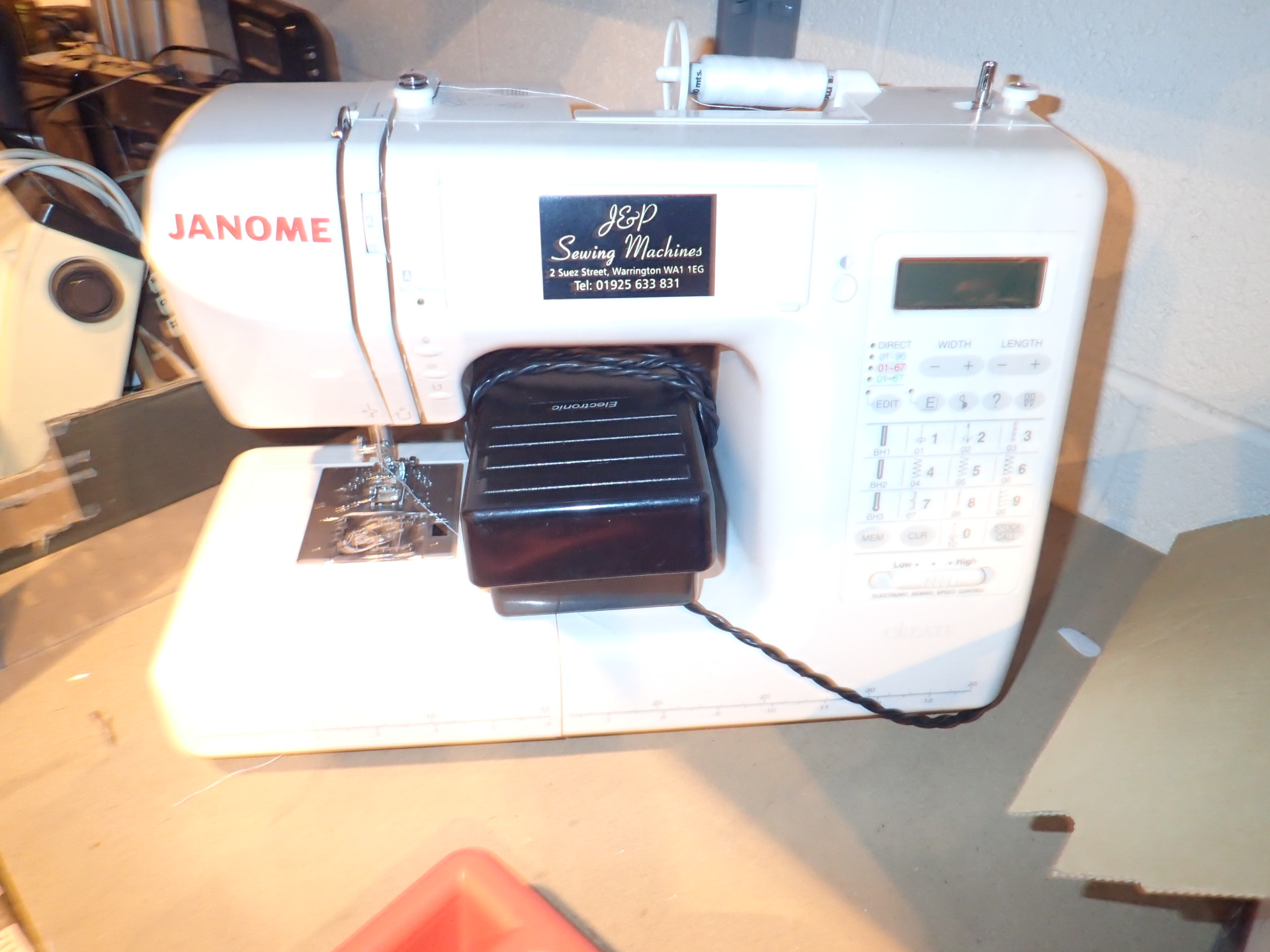 Janome electric sewing machine