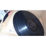 Fourteen 78 RPM records including Ink Spots