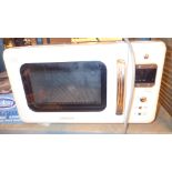 White enamel Daewoo 800w microwave CONDITION REPORT: All electrical items in this