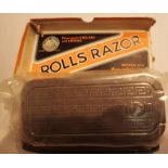 Boxed Vintage Rolls razor