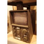 Commando National 505 vintage portable TV