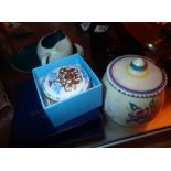 Collection of mixed ceramics including Poole Pottery Boxed 2016 Royal Trust lidded pot and a