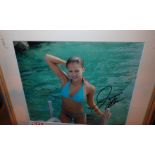 Signed Jessica Alba photograph with CoA 20 x 24 cm