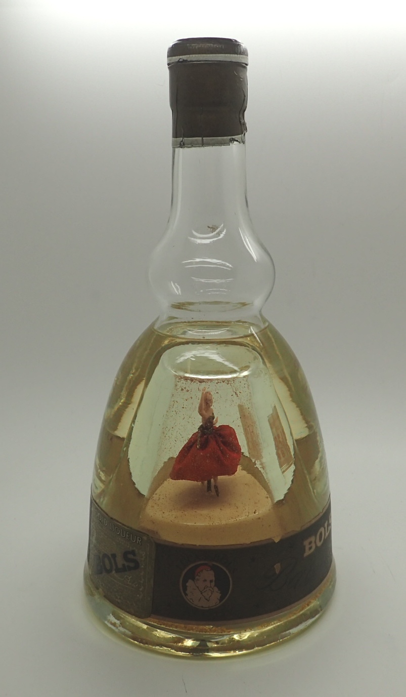 Bols Ballerina Gold Liqueur decanter c19