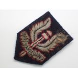 British WWII SAS Who Dares Wins fabric b