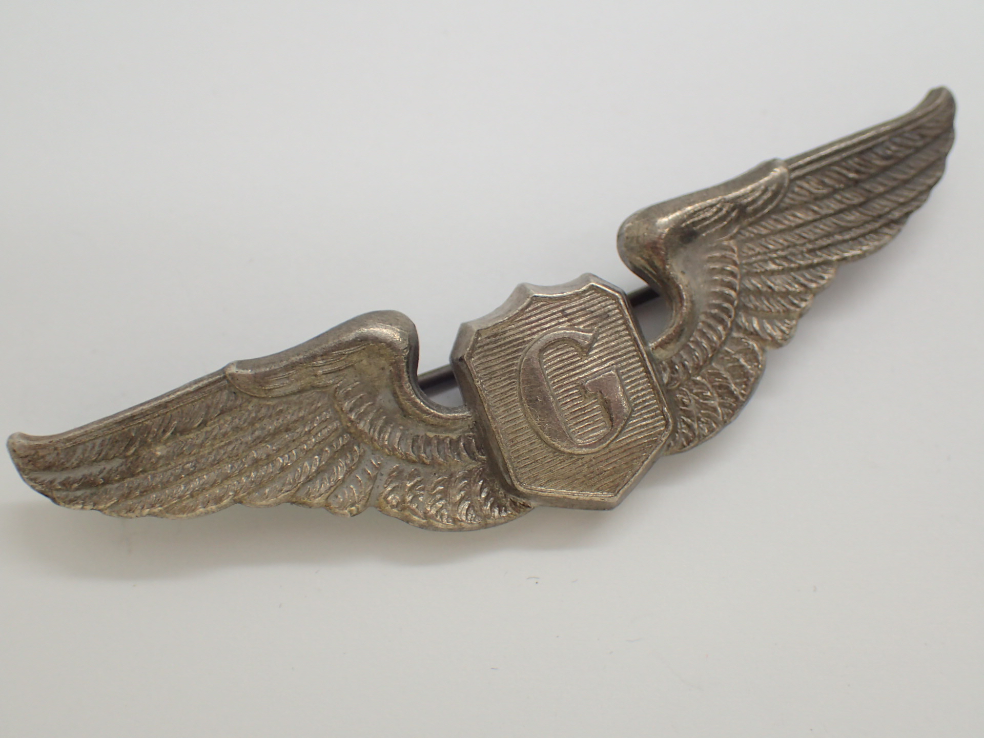 WWII hallmarked silver USA Glider pilots