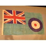 British 1938 RAF station flag marked Oxf