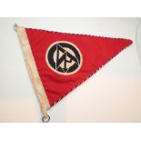 WWII German SA pennant stamped 1933 Berl