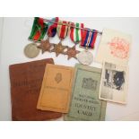 WWII medals and paperwork to Harold Corn