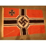 WWII German battle flag dated 1940 85 x