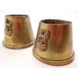 Pair of WWI Devonshire Yeomanry trench a