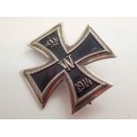 German WWI Iron Cross stamped Verdun