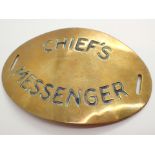 Brass Chiefs Messenger armband ( Rhodesi