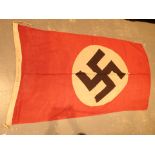 German WWII NSDAP Swastika flag marked 1