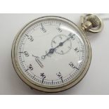 WWII style Minerva stopwatch engraved SS