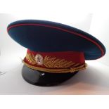 Russian Officers peaked cap