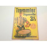 WWII German cigarette advertising card w