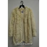 *Asos longline fur coat (Lot Subject to VAT)